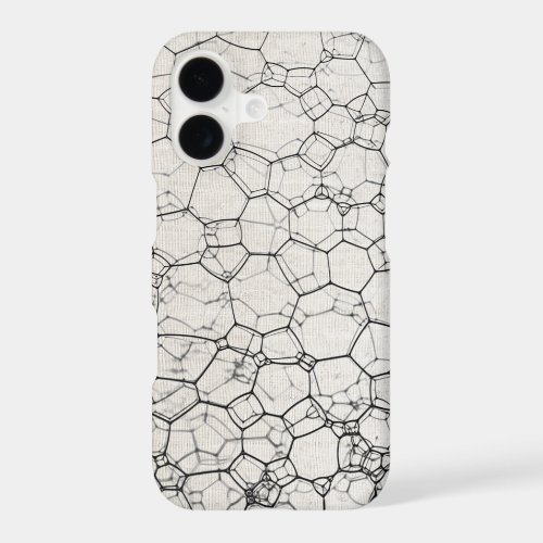 Abstract Cellular Geometric Grid iPhone Case