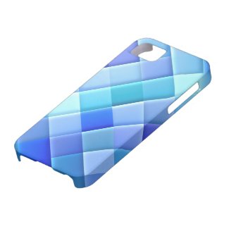 Abstract Ceramic Wall Tiles: Shade of True Blue iPhone 5 Cover