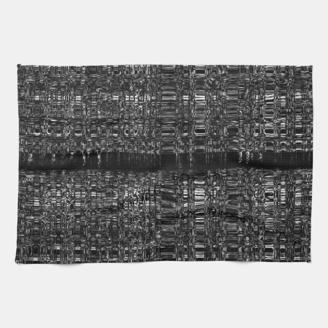 Abstract chain pattern towel (Horizontal)