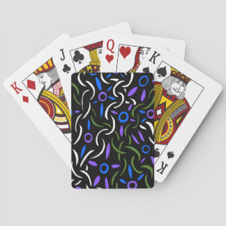 Abstract Chains and Rings Poker Cards