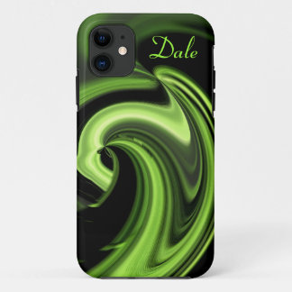 Abstract Chartreuse Heart iPhone5 case Personalize