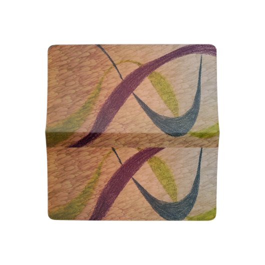Abstract Checkbook Cover (Open)