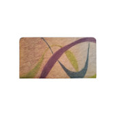 Abstract Checkbook Cover (Back)