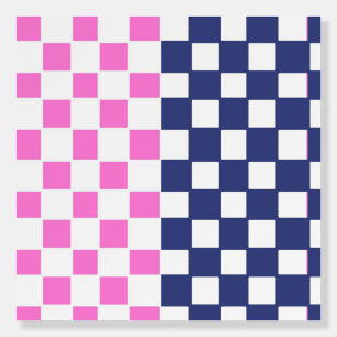 abstract checkerboard foam board