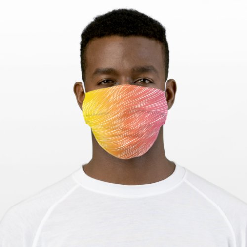 Abstract Cheerful Beach Sunset Gradient Adult Cloth Face Mask