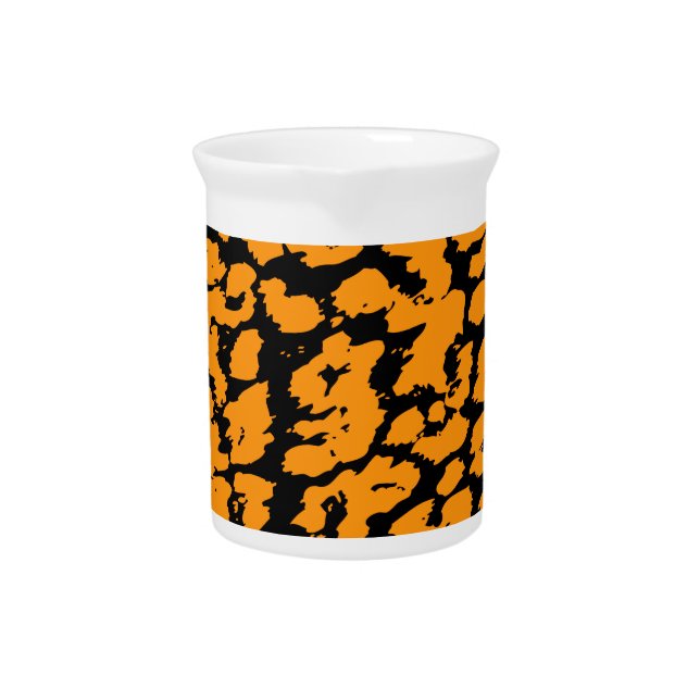 Abstract Cheetah Spots Pitcher (Front)