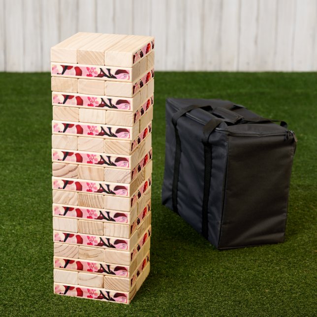 Abstract Cherries  Topple Tower (Lawn)