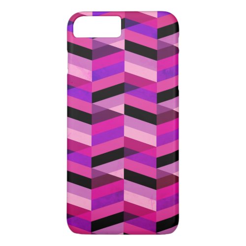 Abstract ChevronHerringbone  Purples  Violet iPhone 8 Plus7 Plus Case