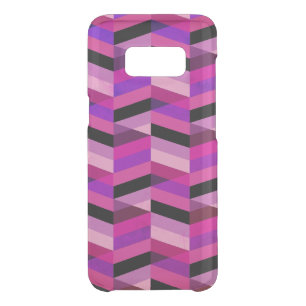 Abstract Chevron/Herringbone   Purples & Violet Uncommon Samsung Galaxy S8 Case