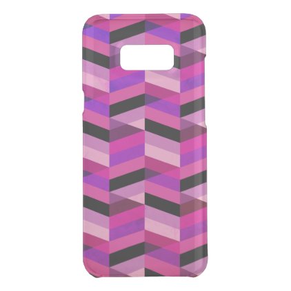 Abstract Chevron/Herringbone | Purples &amp; Violet Uncommon Samsung Galaxy S8+ Case