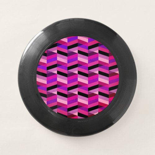 Abstract ChevronHerringbone  Purples  Violet Wham_O Frisbee
