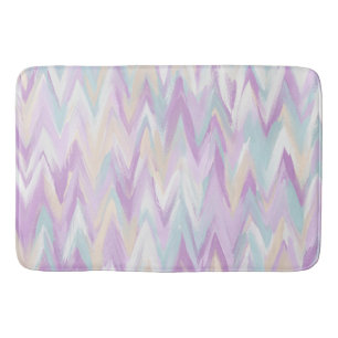 Abstract Chevrons Bath Mat