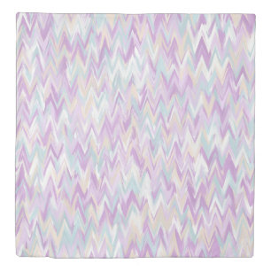 Abstract Chevrons Duvet Cover