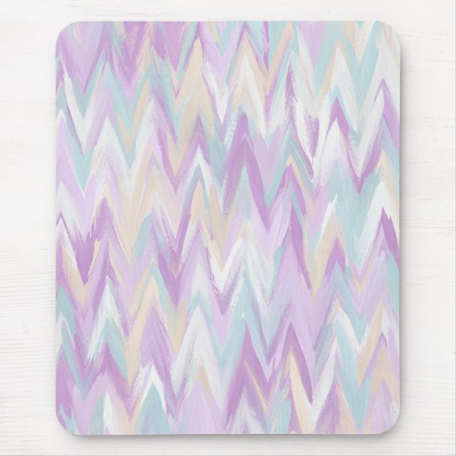 Abstract Chevrons Mouse Pad (Front)
