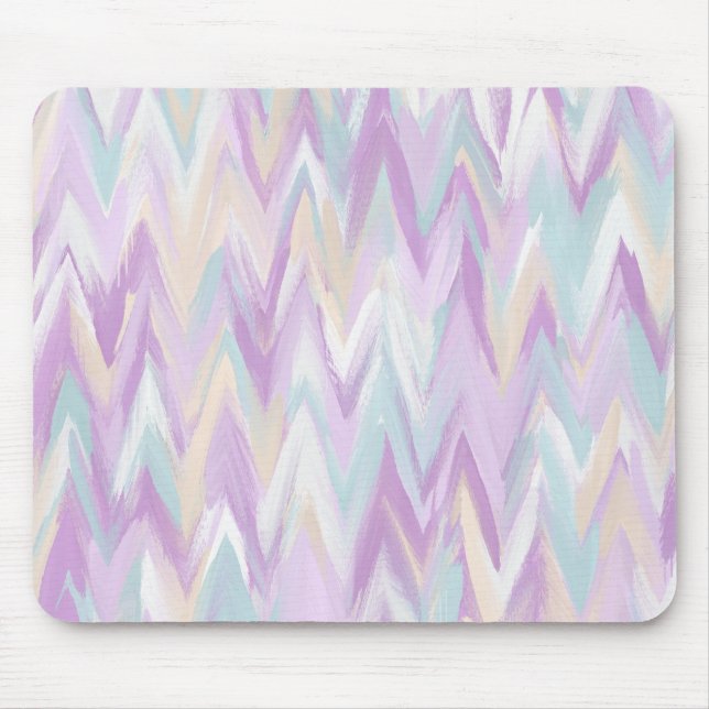 Abstract Chevrons Mouse Pad (Front)