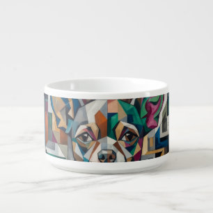 Abstract Chihuahua Chilli Bowl