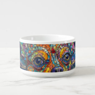 Abstract Chihuahua Chilli Bowl