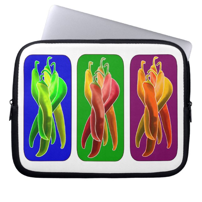 Abstract Chiles Laptop Bag (Front)
