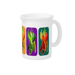 Abstract Chiles Pitcher