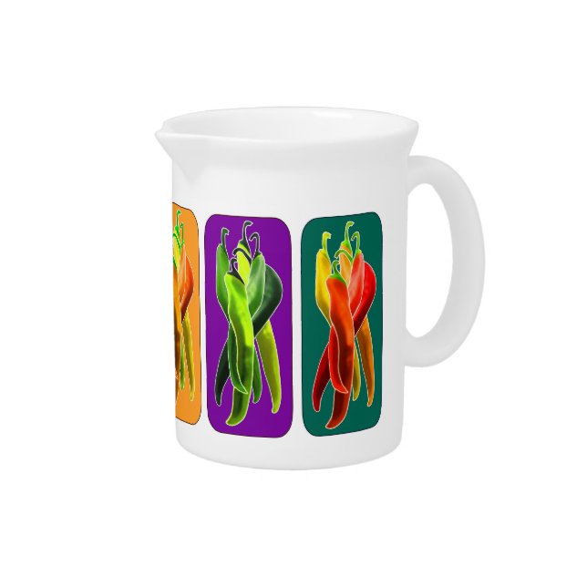 Abstract Chiles Pitcher (Right)
