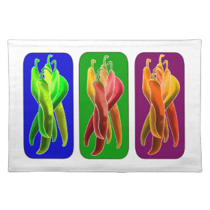 Abstract Chiles Placemat