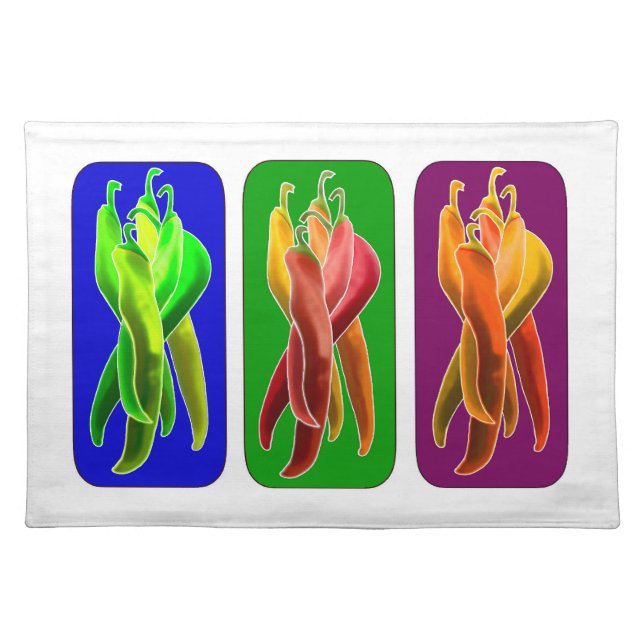 Abstract Chiles Placemat (Front)