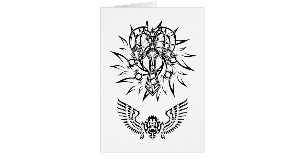 tribal tattoo cards greeting u0026 photo cards zazzle tribal tattoo cards greeting u0026 photo cards zazzle