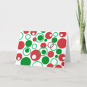 Abstract Christmas Cards card