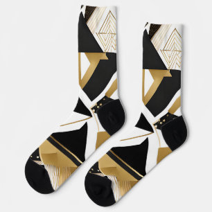 abstract christmas diamonds socks