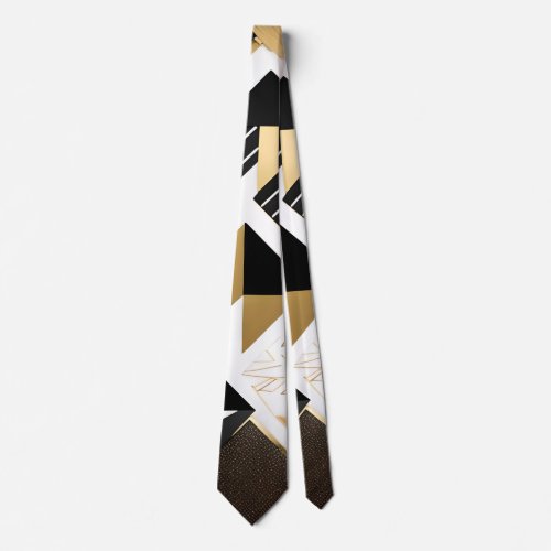 abstract christmas diamonds tie