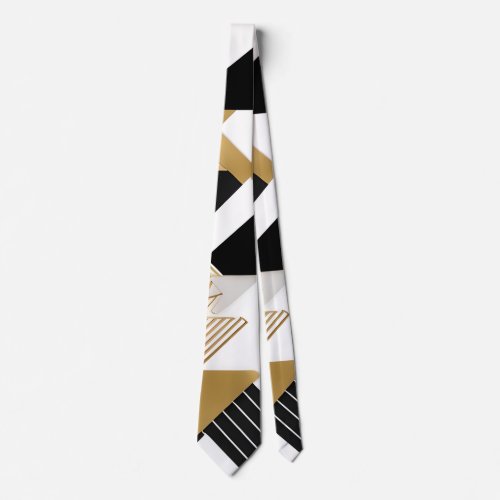 abstract christmas diamonds tie
