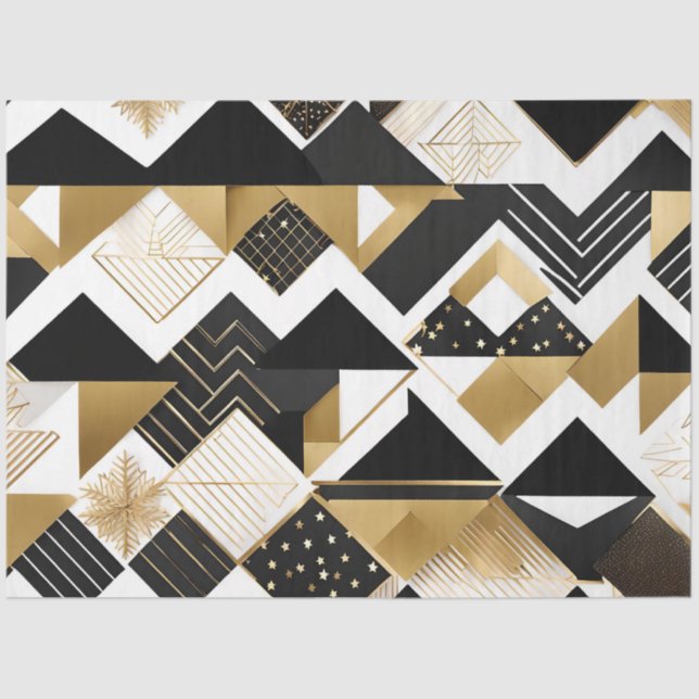 abstract christmas diamonds tissue paper (Front)