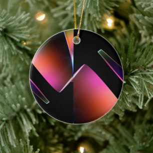 Abstract Christmas Ornament