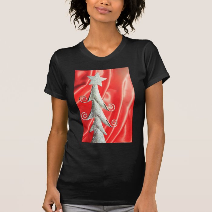 Abstract Christmas tree design T Shirts