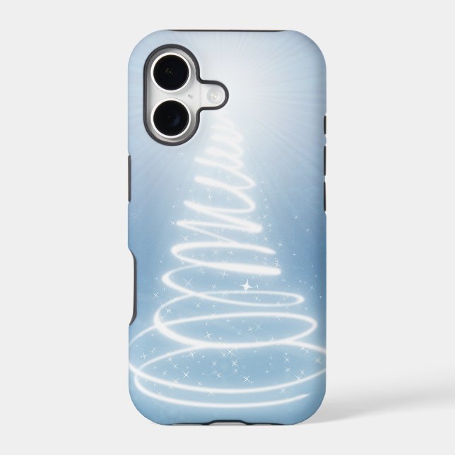 Abstract Christmas Tree Iphone Case (Back)