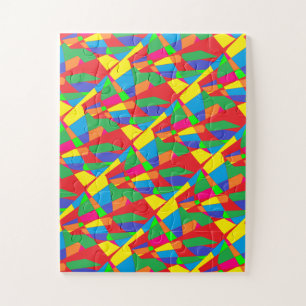 Abstract chunky art top sports Kids Jigsaw Puzzle