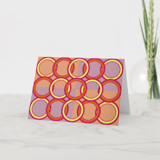 Abstract Circle Design Card