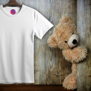 Abstract circle fuchsia lavender custom Labels