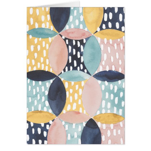 Abstract Circle Pattern Cards (Front)