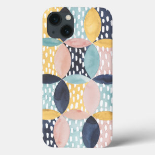 Abstract Circle Pattern iPhone 13 Case
