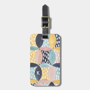 Abstract Circle Pattern Luggage Tag