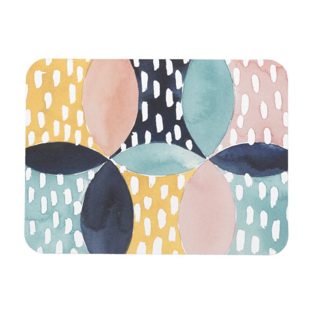 Abstract Circle Pattern Magnet (Horizontal)
