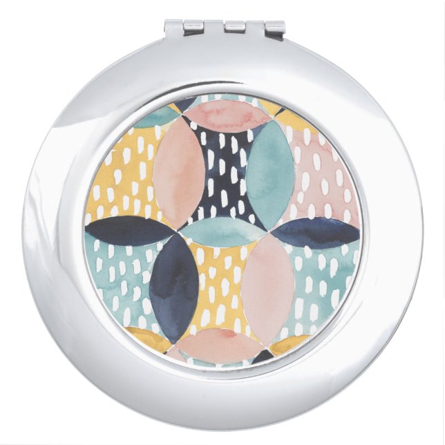 Abstract Circle Pattern Vanity Mirror (Front)