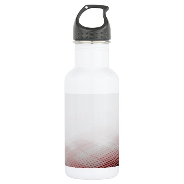 Abstract Circle & Rhombus Background Water Bottle (Front)