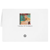Abstract Circle Shapes Printmaking Cards (Back Horizontal)