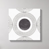 Abstract circles composition canvas print (Front)