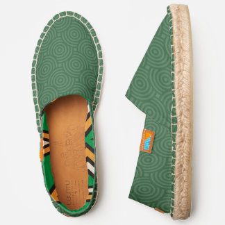 Abstract Circles Pattern Espadrilles