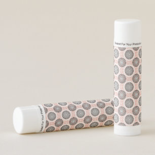 Abstract Circles Pattern lip balm