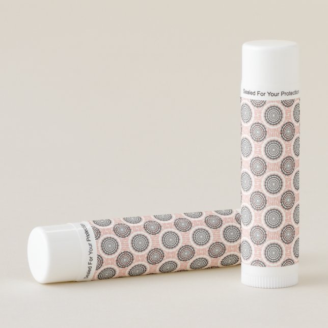 Abstract Circles Pattern lip balm (Front)