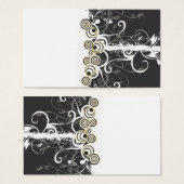 Abstract circles Profile Card (Front & Back)